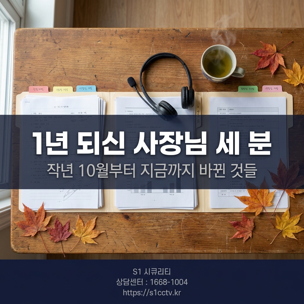 1년 되신 사장님 세 분 안내 이미지
