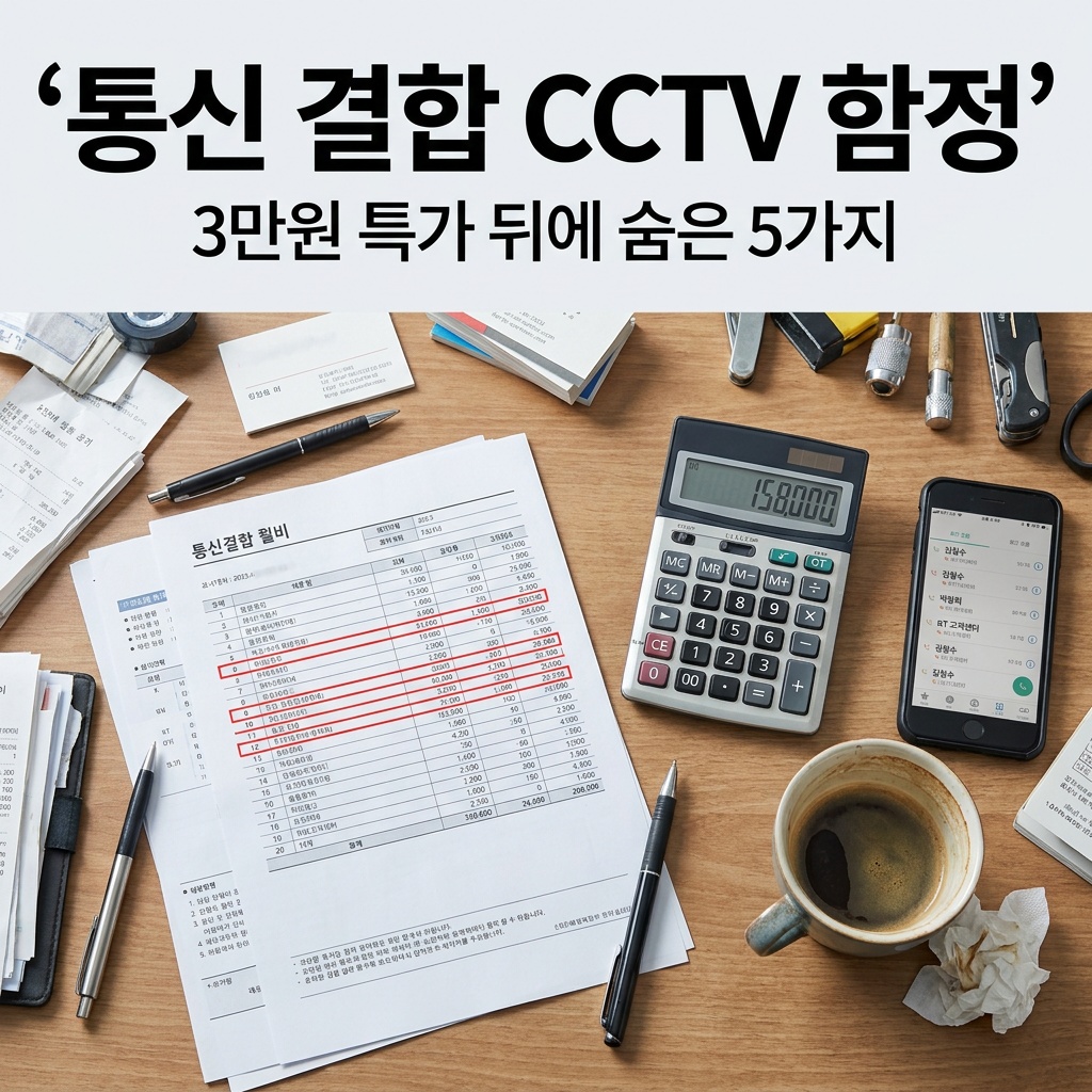 통신 결합 CCTV 함정 안내 이미지