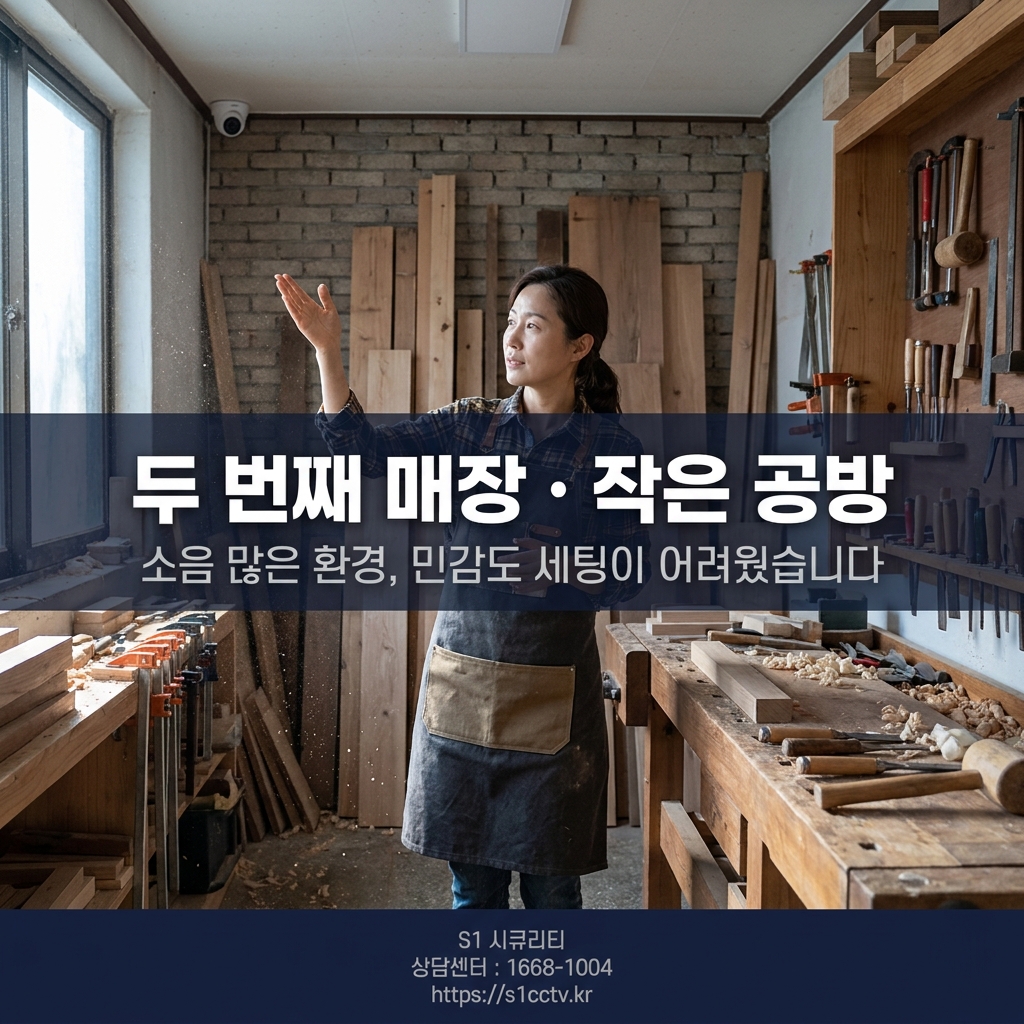 두 번째 매장 작은 공방 민감도 세팅
